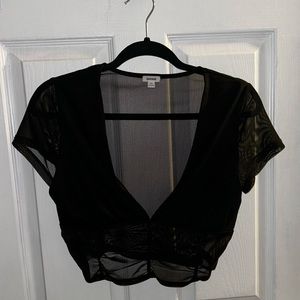 Mesh Crop T-Shirt